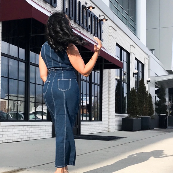 DENIM DRESS - Picture 3 of 4